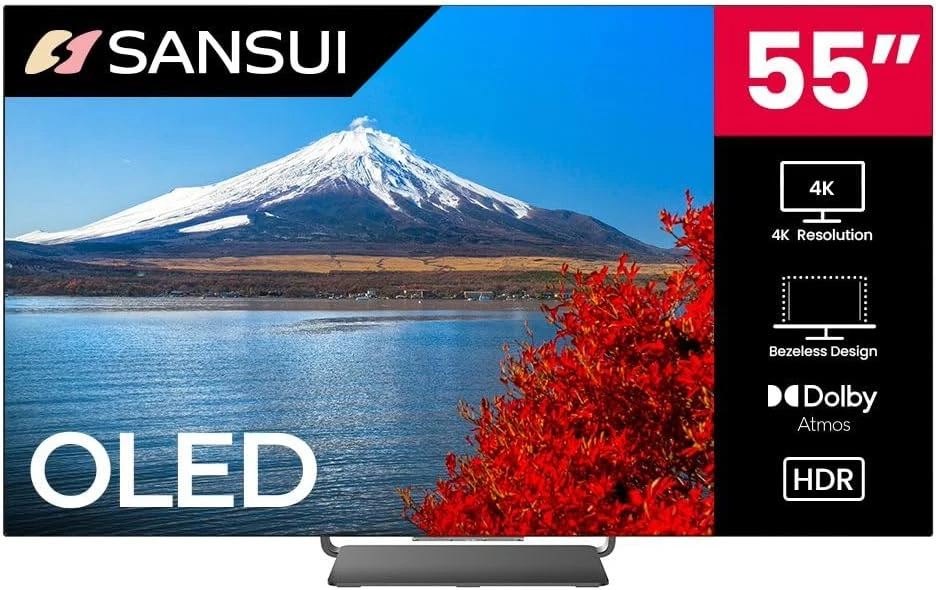 SANSUI 55" OLED 4K Ultra HD Smart TV
